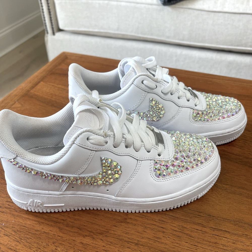 Nike AF1, embellished, SZ 7.5 women